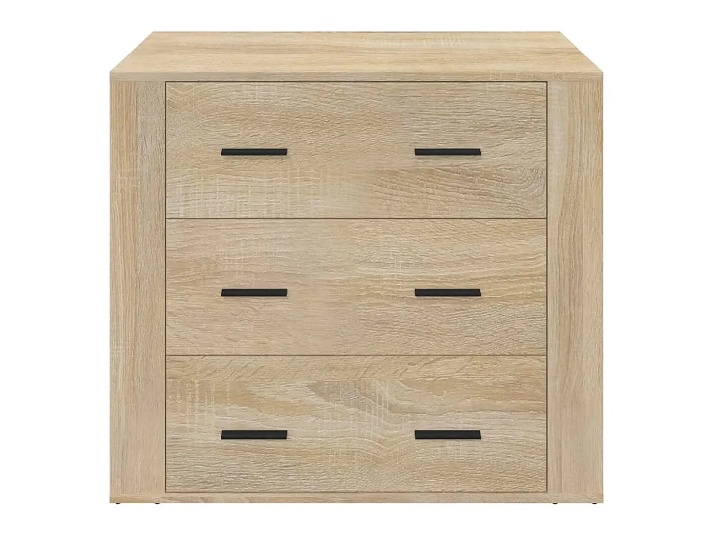 Aparador madera contrachapada color roble Sonoma 80x33x70 cm ES87218