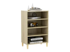 Aparador madera contrachapada color roble Sonoma 57x35x90 cm
