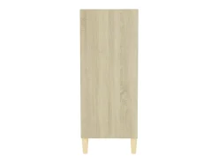 Aparador madera contrachapada color roble Sonoma 57x35x90 cm