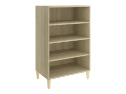 Aparador madera contrachapada color roble Sonoma 57x35x90 cm