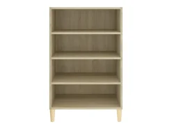 Aparador madera contrachapada color roble Sonoma 57x35x90 cm