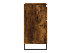 Aparador madera contrachapada color roble ahumado 60x35x70 cm