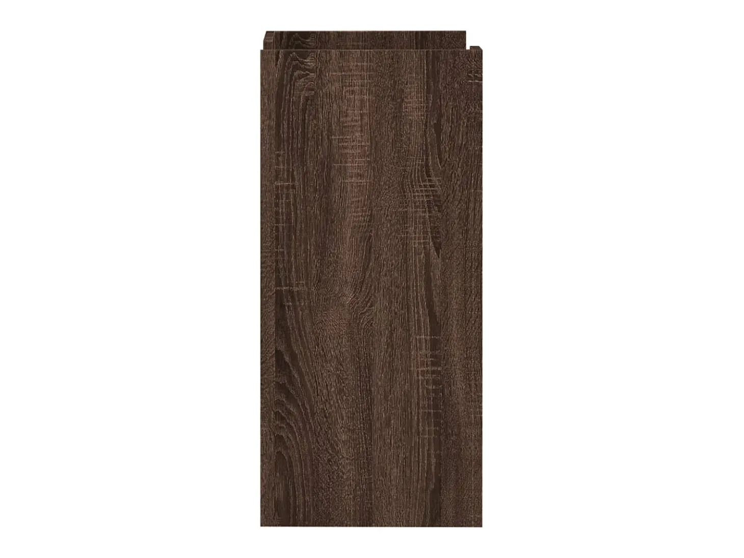 Aparador madera contrachapada marrón roble 45x35x75 cm