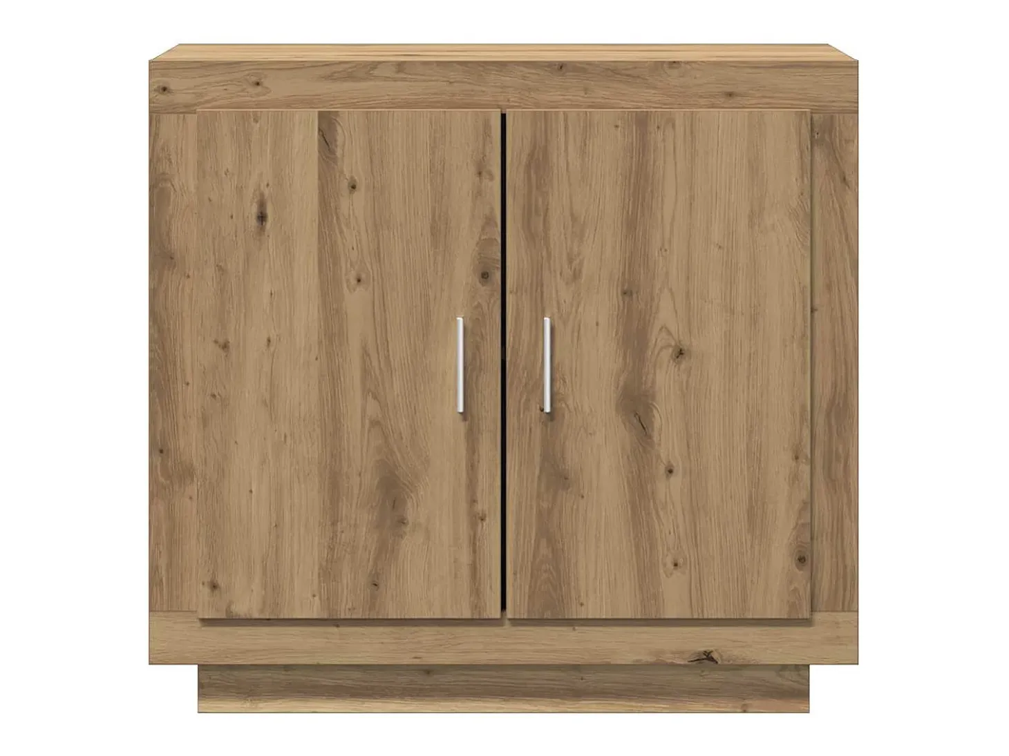 Aparador madera contrachapada roble artisian 80x40x75 cm