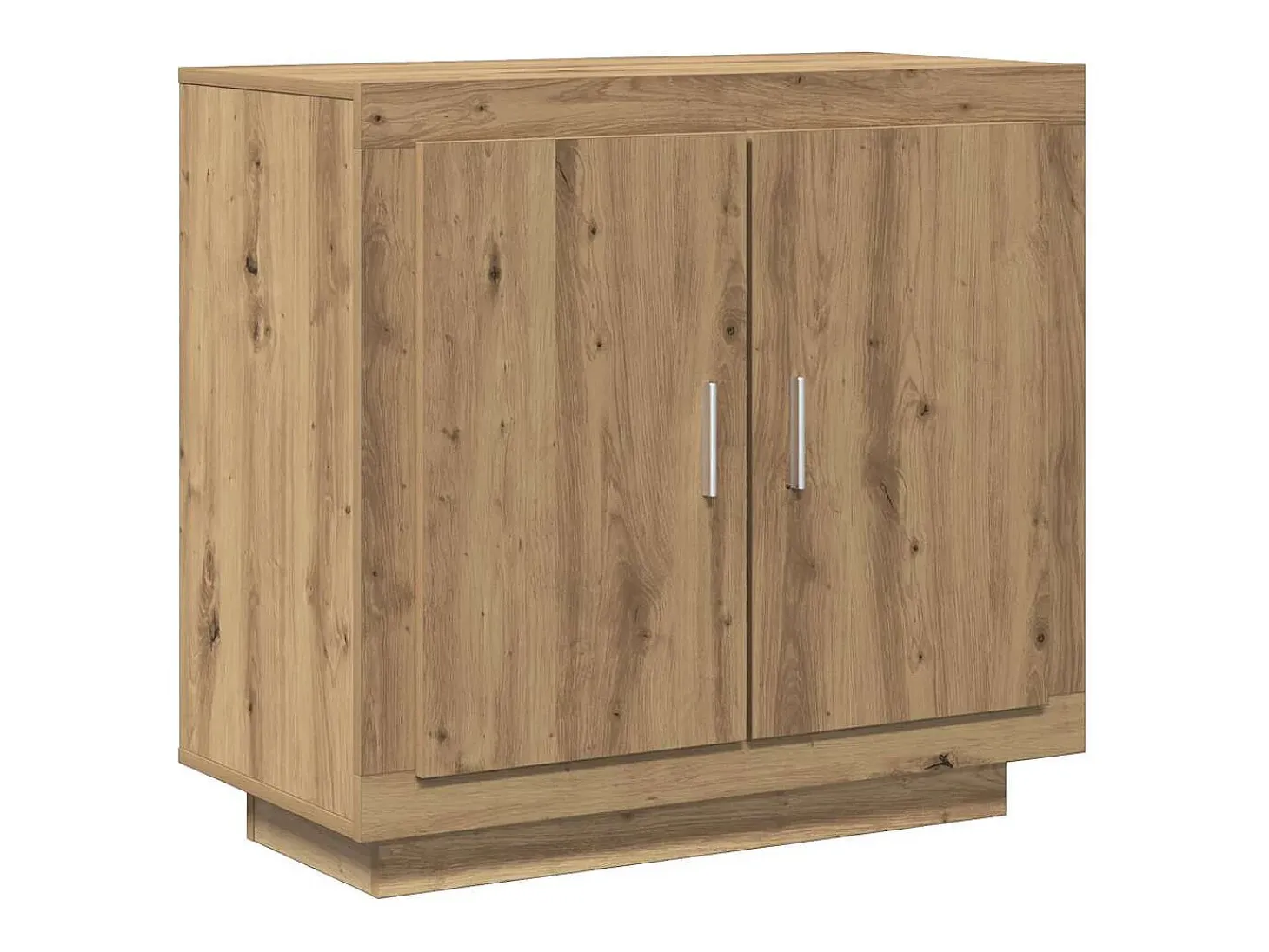 Aparador madera contrachapada roble artisian 80x40x75 cm