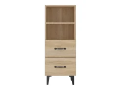 Aparador madera contrachapada color roble Sonoma 34,5x34x90 cm
