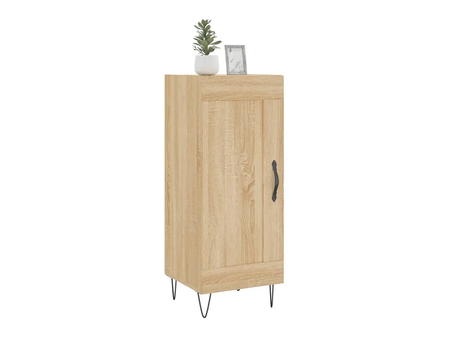 Aparador madera contrachapada color roble Sonoma 34,5x34x90 cm ES75874