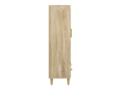 Aparador madera contrachapada color roble Sonoma 70x31x115 cm