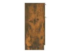 Aparador madera contrachapada color roble ahumado 30x30x70 cm