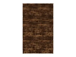 Aparador madera contrachapada color roble ahumado 60x35x98,5 cm
