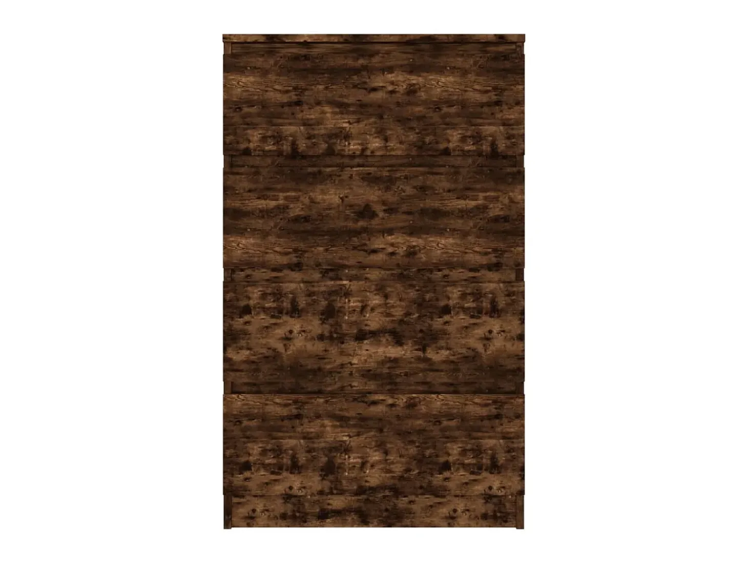 Aparador madera contrachapada color roble ahumado 60x35x98,5 cm
