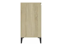 Aparador madera contrachapada color roble Sonoma 104x35x70 cm