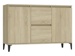 Aparador madera contrachapada color roble Sonoma 104x35x70 cm