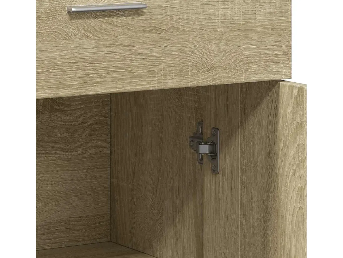 Aparador madera de ingeniería roble Sonoma 60x30x84 cm