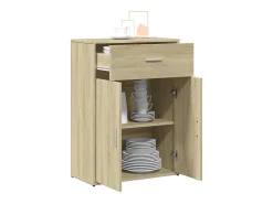 Aparador madera de ingeniería roble Sonoma 60x30x84 cm