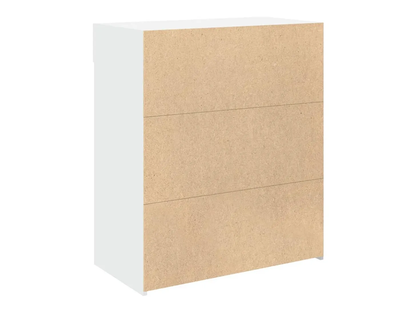 Aparador madera de ingeniería blanco 80x42,5x93 cm