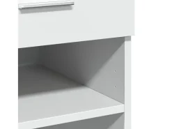 Aparador madera de ingeniería blanco 80x42,5x93 cm