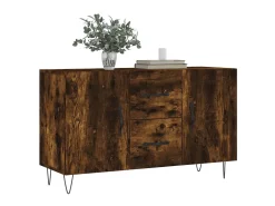 Aparador madera de ingeniería roble ahumado 100x36x60 cm ES29311
