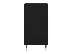 Aparador madera de ingeniería negro 57x35x70 cm
