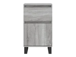 Aparador madera de ingeniería gris Sonoma 40x35x70 cm