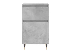 Aparador madera de ingeniería gris hormigón 40x35x70 cm ES91985