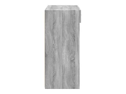 Aparador madera de ingeniería gris Sonoma 80x42,5x93 cm