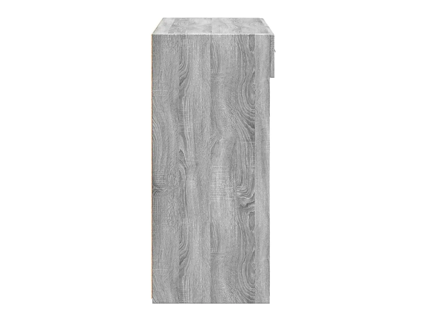 Aparador madera de ingeniería gris Sonoma 80x42,5x93 cm