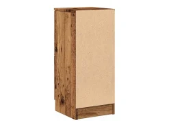 Aparador madera de ingeniería madera envejecida 30x30x70 cm