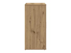 Aparador madera de ingeniería roble artesanal 80x33x70 cm