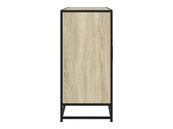 Aparador madera de ingeniería roble Sonoma 134x35x76 cm
