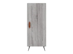 Aparador madera de ingeniería gris Sonoma 34,5x34x90 cm