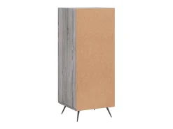 Aparador madera de ingeniería gris Sonoma 34,5x34x90 cm
