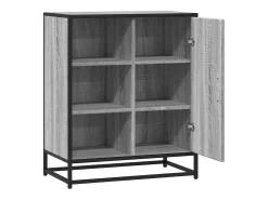 Aparador madera de ingeniería gris sonoma 62x35x76 cm