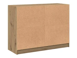 Aparador madera de ingeniería roble artiasian 102x37x75,5 cm