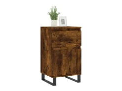 Aparador madera de ingeniería roble ahumado 40x35x70 cm ES99179