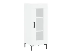 Aparador madera de ingeniería blanco 34,5x34x90 cm ES52135