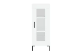 Aparador madera de ingeniería blanco 34,5x34x90 cm ES52135