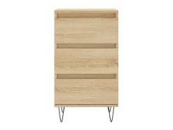 Aparador madera de ingeniería roble Sonoma 40x35x70 cm ES88279