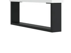 Aparador madera de ingeniería blanco 40x35x70 cm