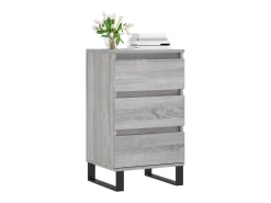 Aparador madera de ingeniería gris Sonoma 40x35x70 cm