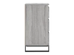 Aparador madera de ingeniería gris Sonoma 40x35x70 cm