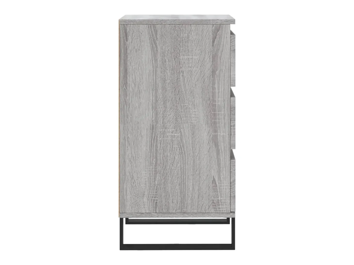 Aparador madera de ingeniería gris Sonoma 40x35x70 cm