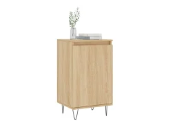 Aparador madera de ingeniería roble Sonoma 40x35x70 cm ES73865