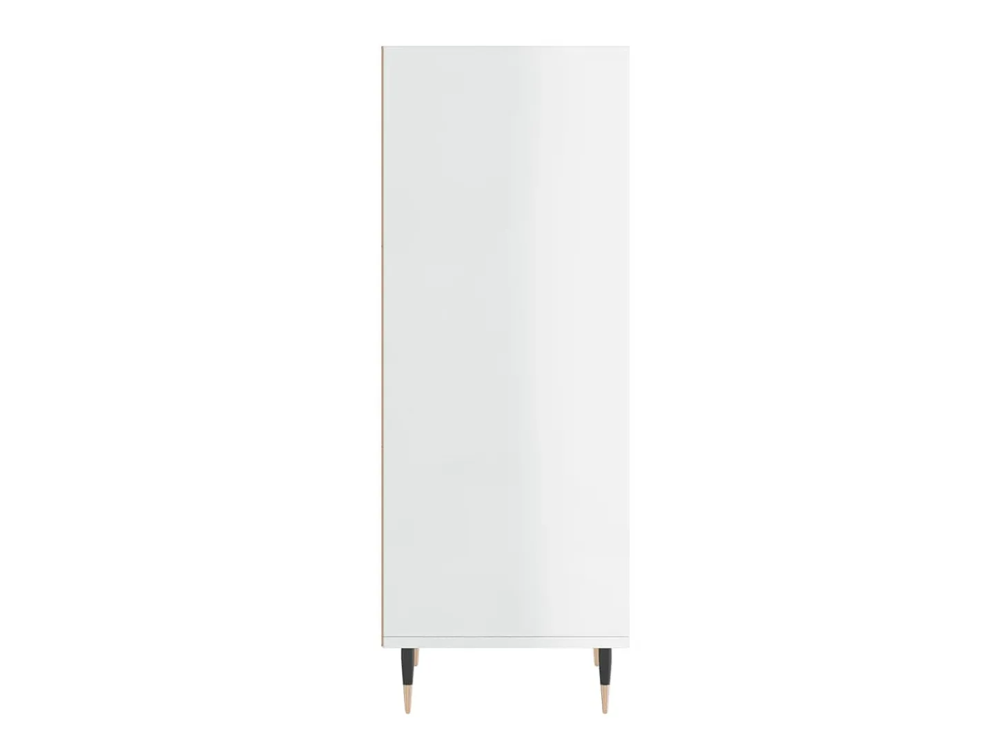 Aparador madera de ingeniería blanco brillante 34,5x32,5x90 cm ES32076