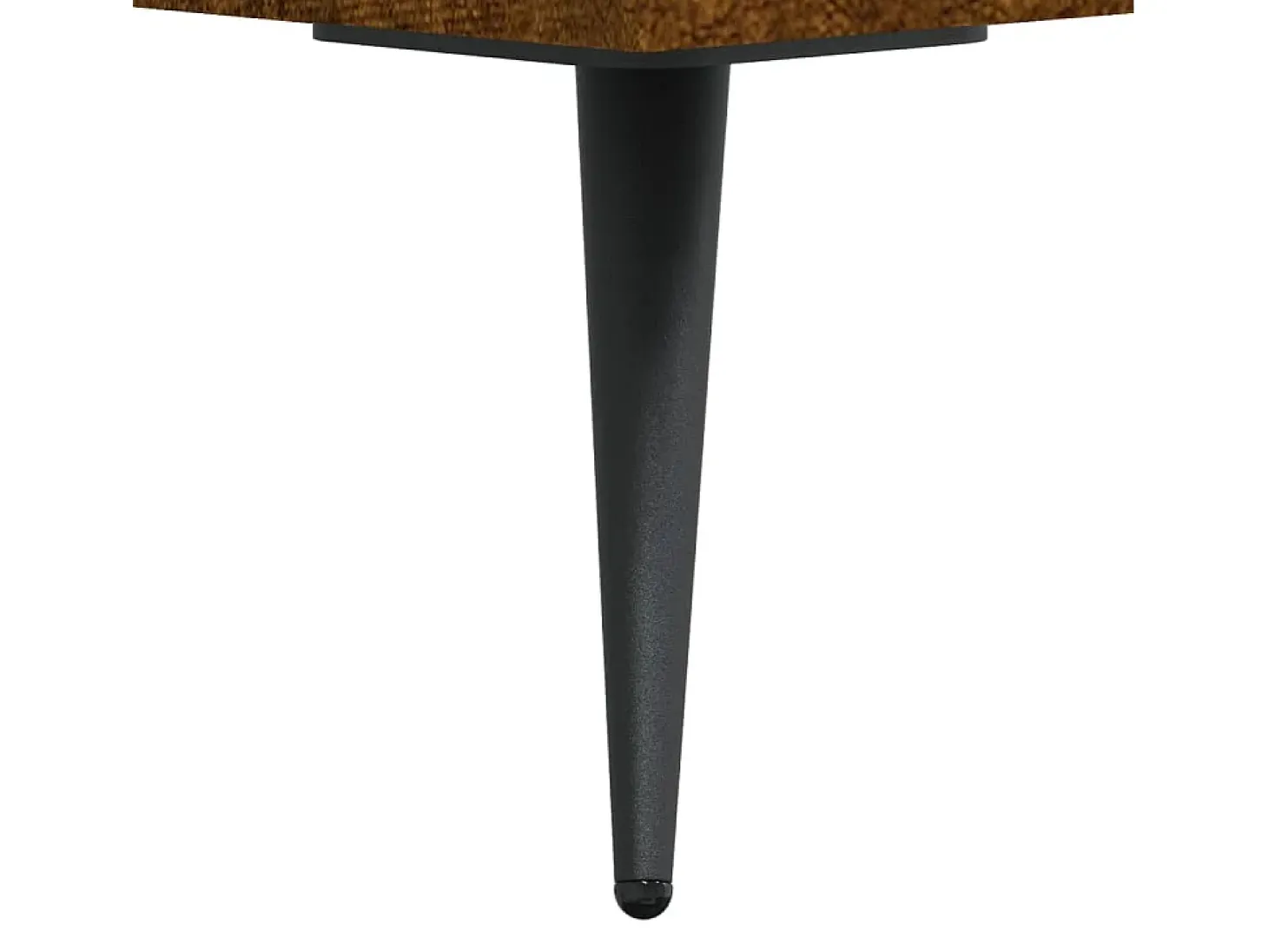 Aparador madera de ingeniería roble ahumado 34,5x34x90 cm
