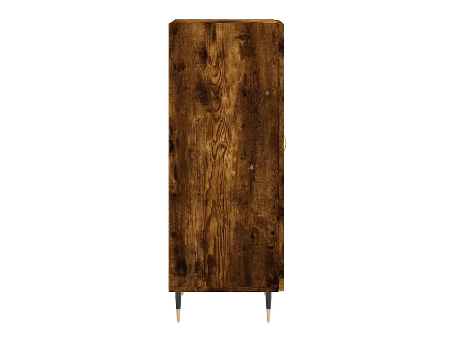 Aparador madera de ingeniería roble ahumado 34,5x34x90 cm