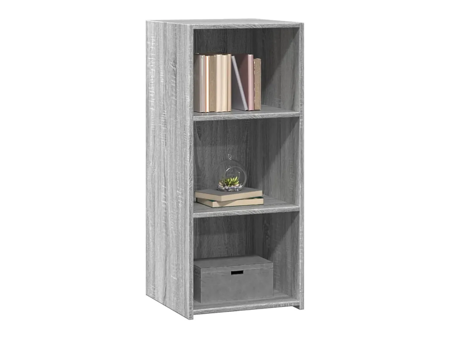 Aparador madera de ingeniería gris Sonoma 40x41x93 cm