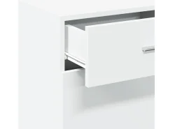 Aparador madera de ingeniería blanco 50x42,5x93 cm