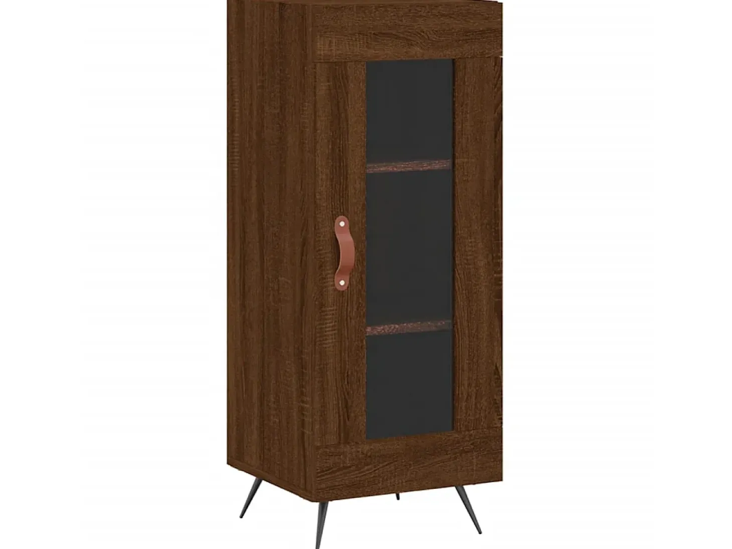 Aparador madera de ingeniería marrón roble 34,5x34x90 cm ES18636