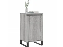 Aparador madera de ingeniería gris Sonoma 40x35x70 cm ES64210